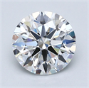 Diamante Natural 1.70 quilates, Redondo , Color D, claridad VVS1 y certificado GIA