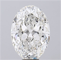 Natural Diamond 11.39 Carats, Oval with  Cut, H Color, VVS2 Clarity and Certified by GIA