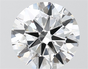 Picture of Lab Grown Diamond 2.39 Carats, Round with Excellent Cut, D Color, VVS1 Clarity and Certified by IGI