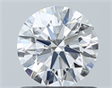 Natural Diamond 0.80 Carats, Round with Excellent Cut, D Color, VS1 Clarity and Certified by GIA