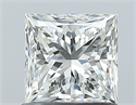 Diamante Natural 1.00 quilates, Princesa , Color I, claridad VVS1 y certificado GIA