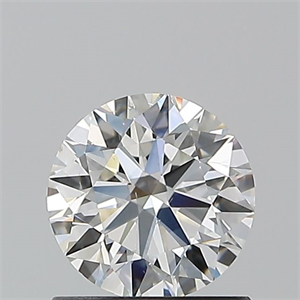 Picture of Natural Diamond 0.90 Carats, Round with Excellent Cut, H Color, VS2 Clarity and Certified by GIA