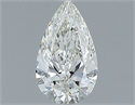 Natural Diamond 0.38 Carats, Pear with  Cut, I Color, VVS2 Clarity and Certified by GIA