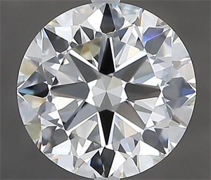 Picture of Natural Diamond 2.01 Carats, Round with Excellent Cut, G Color, VVS1 Clarity and Certified by IGI