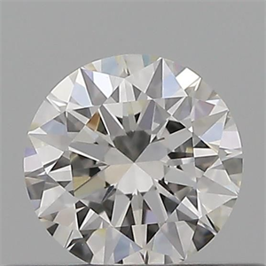 Picture of Natural Diamond 0.40 Carats, Round with Excellent Cut, G Color, IF Clarity and Certified by GIA