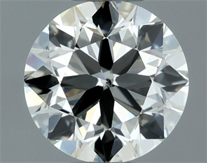 Picture of Natural Diamond 0.70 Carats, Round with Excellent Cut, I Color, SI1 Clarity and Certified by IGI