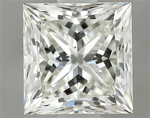 Picture of Natural Diamond 0.80 Carats, Princess with  Cut, K Color, VS2 Clarity and Certified by GIA