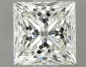 Picture of Natural Diamond 0.80 Carats, Princess with  Cut, K Color, VS2 Clarity and Certified by GIA