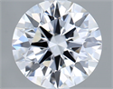 Lab Grown Diamond 1.20 Carats, Round with Ideal Cut, D Color, VS1 Clarity and Certified by IGI
