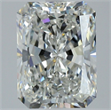Diamante Natural 3.51 quilates, Radiante , Color I, claridad SI1 y certificado GIA