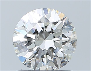 Picture of Natural Diamond 0.90 Carats, Round with Excellent Cut, I Color, SI2 Clarity and Certified by GIA