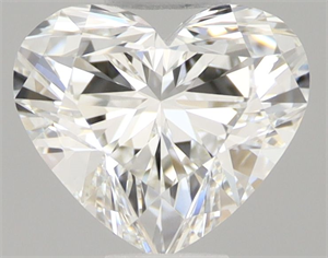 Picture of Natural Diamond 0.53 Carats, Heart with  Cut, H Color, VVS1 Clarity and Certified by GIA