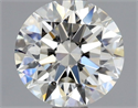 Natural Diamond 0.85 Carats, Round with Excellent Cut, I Color, VS1 Clarity and Certified by GIA