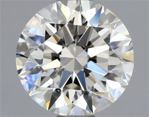 Picture of Natural Diamond 0.85 Carats, Round with Excellent Cut, I Color, VS1 Clarity and Certified by GIA