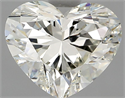 Diamante Natural 1.50 quilates, Corazón , Color I, claridad IF y certificado HRD
