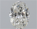 Natural Diamond 1.51 Carats, Oval with  Cut, G Color, SI1 Clarity and Certified by GIA