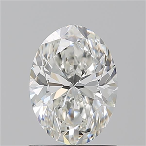 Picture of Natural Diamond 1.20 Carats, Oval with  Cut, H Color, VVS2 Clarity and Certified by GIA