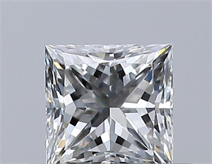 Foto Diamante Natural 0.33 quilates, Princesa , Color G, claridad VVS1 y certificado GIA de