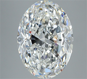 Picture of Natural Diamond 5.01 Carats, Oval with  Cut, G Color, VS2 Clarity and Certified by GIA