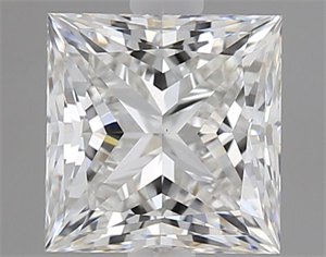 Picture of Natural Diamond 1.08 Carats, Princess with  Cut, G Color, VS1 Clarity and Certified by GIA