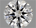 Natural Diamond 0.40 Carats, Round with Excellent Cut, F Color, VVS1 Clarity and Certified by GIA
