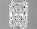Diamante Natural 3.51 quilates, Radiante , Color E, claridad VS2 y certificado GIA