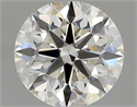 Natural Diamond 0.70 Carats, Round with Excellent Cut, I Color, VS2 Clarity and Certified by GIA