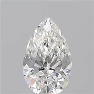 Picture of Natural Diamond 0.60 Carats, Pear with  Cut, H Color, VS1 Clarity and Certified by GIA