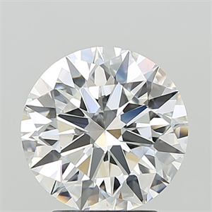 Picture of Lab Grown Diamond 3.06 Carats, Round with Ideal Cut, E Color, VVS2 Clarity and Certified by IGI