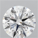 Lab Grown Diamond 3.05 Carats, Round with Ideal Cut, D Color, VVS2 Clarity and Certified by IGI