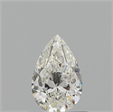 Natural Diamond 0.57 Carats, Pear with  Cut, H Color, VS1 Clarity and Certified by GIA