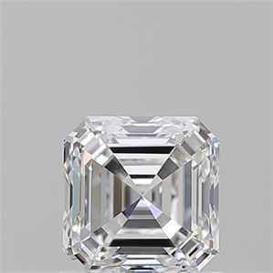 Picture of Natural Diamond 1.01 Carats, Asscher with  Cut, E Color, VS1 Clarity and Certified by GIA