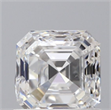 Natural Diamond 0.90 Carats, Asscher with  Cut, E Color, VS1 Clarity and Certified by GIA
