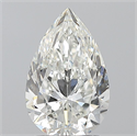 Natural Diamond 2.01 Carats, Pear with  Cut, H Color, SI2 Clarity and Certified by GIA