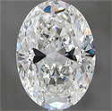 Natural Diamond 2.50 Carats, Oval with  Cut, G Color, VS2 Clarity and Certified by GIA