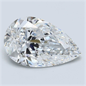 Diamante Natural 2.01 quilates, De pera , Color D, claridad SI1 y certificado GIA