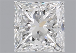 Foto Diamante Natural 0.33 quilates, Princesa , Color E, claridad VVS2 y certificado GIA de