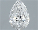 Diamante Natural 0.50 quilates, De pera , Color D, claridad SI2 y certificado GIA