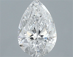 Foto Diamante Natural 0.50 quilates, De pera , Color D, claridad SI2 y certificado GIA de