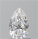 Diamante Natural 0.80 quilates, De pera , Color E, claridad VVS1 y certificado GIA