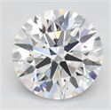 Lab Grown Diamond 2.07 Carats, Round with Ideal Cut, D Color, IF Clarity and Certified by IGI