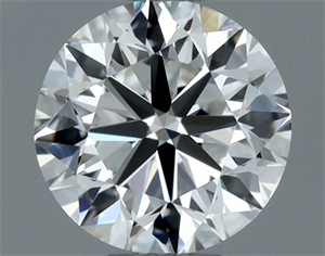 Foto Diamante Natural 0.70 quilates, Redondo , Color F, claridad VS1 y certificado IGI de