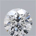 Natural Diamond 0.50 Carats, Round with Very Good Cut, E Color, SI2 Clarity and Certified by GIA