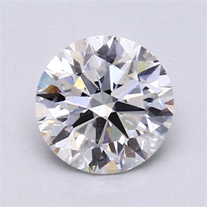 Picture of Natural Diamond 1.05 Carats, Round with Excellent Cut, E Color, I1 Clarity and Certified by GIA