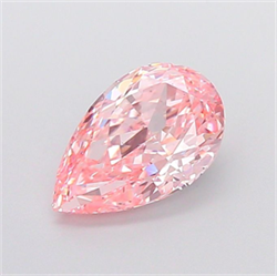 Picture of Lab Grown Diamond 2.24 Carats, Pear with  Cut, Fancy Vivid Pink Color, VS1 Clarity and Certified by IGI