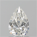Natural Diamond 0.91 Carats, Pear with  Cut, H Color, VS2 Clarity and Certified by GIA