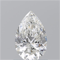 Natural Diamond 0.91 Carats, Pear with  Cut, G Color, VS2 Clarity and Certified by GIA