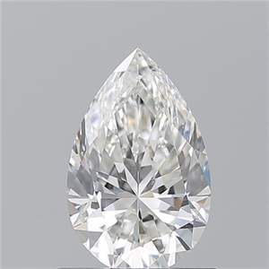 Picture of Natural Diamond 0.91 Carats, Pear with  Cut, G Color, VS2 Clarity and Certified by GIA