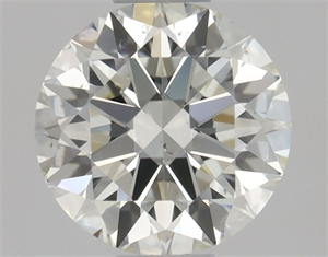 Picture of Natural Diamond 0.60 Carats, Round with Excellent Cut, K Color, SI1 Clarity and Certified by GIA