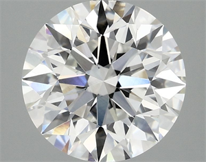 Picture of Lab Grown Diamond 2.90 Carats, Round with Excellent Cut, E Color, VVS2 Clarity and Certified by IGI